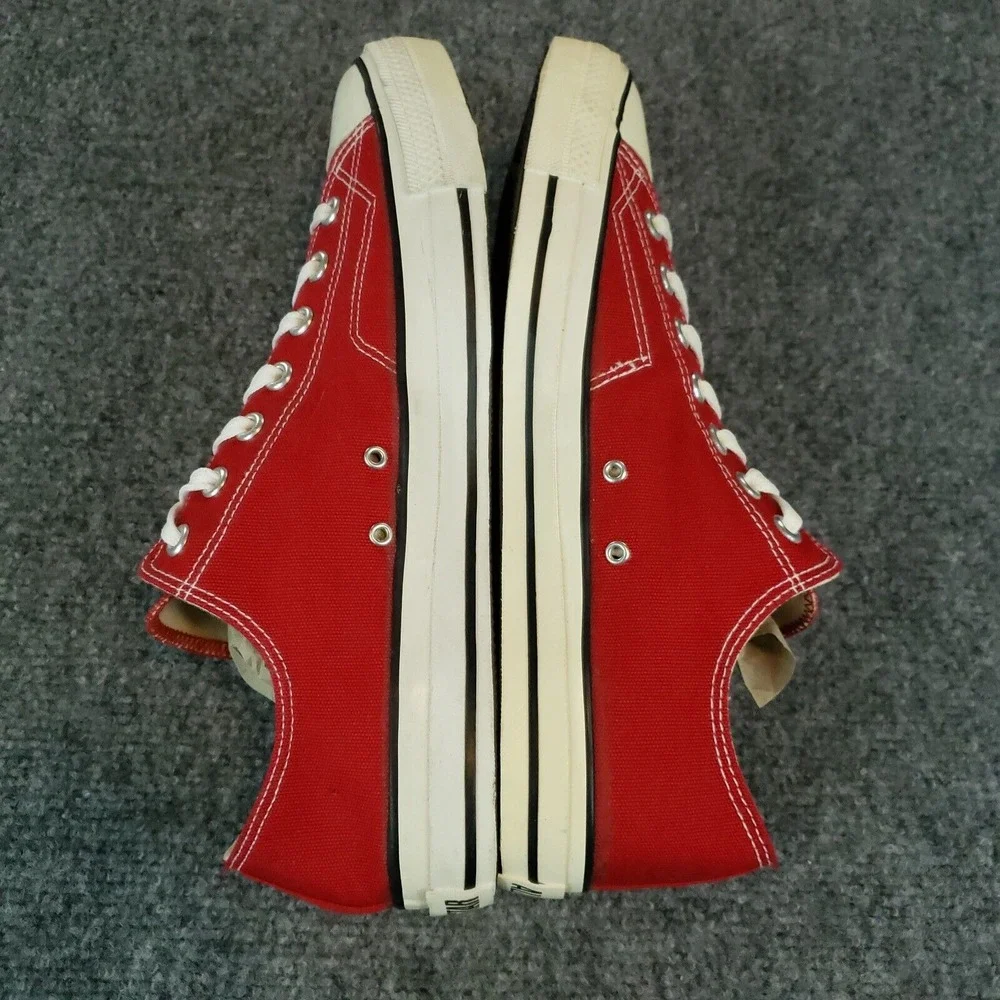 Vintage Converse Chuck Taylor Shoes Men Size 12 Red Sneakers Casual All Star Low